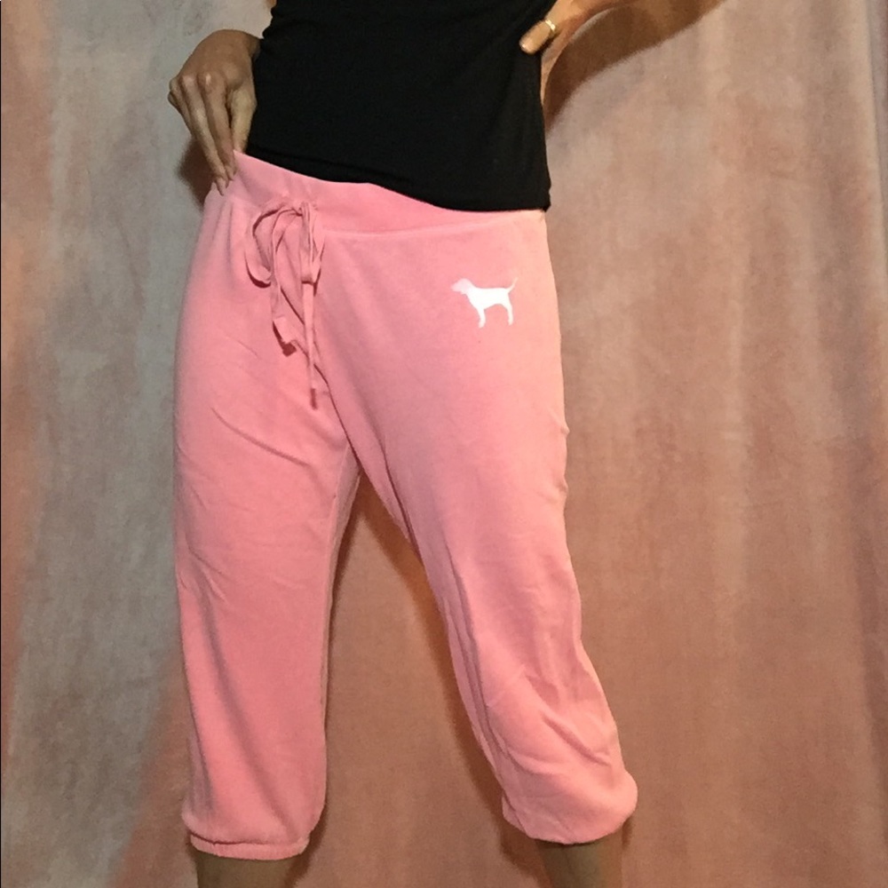PINK drawstring sweatpants